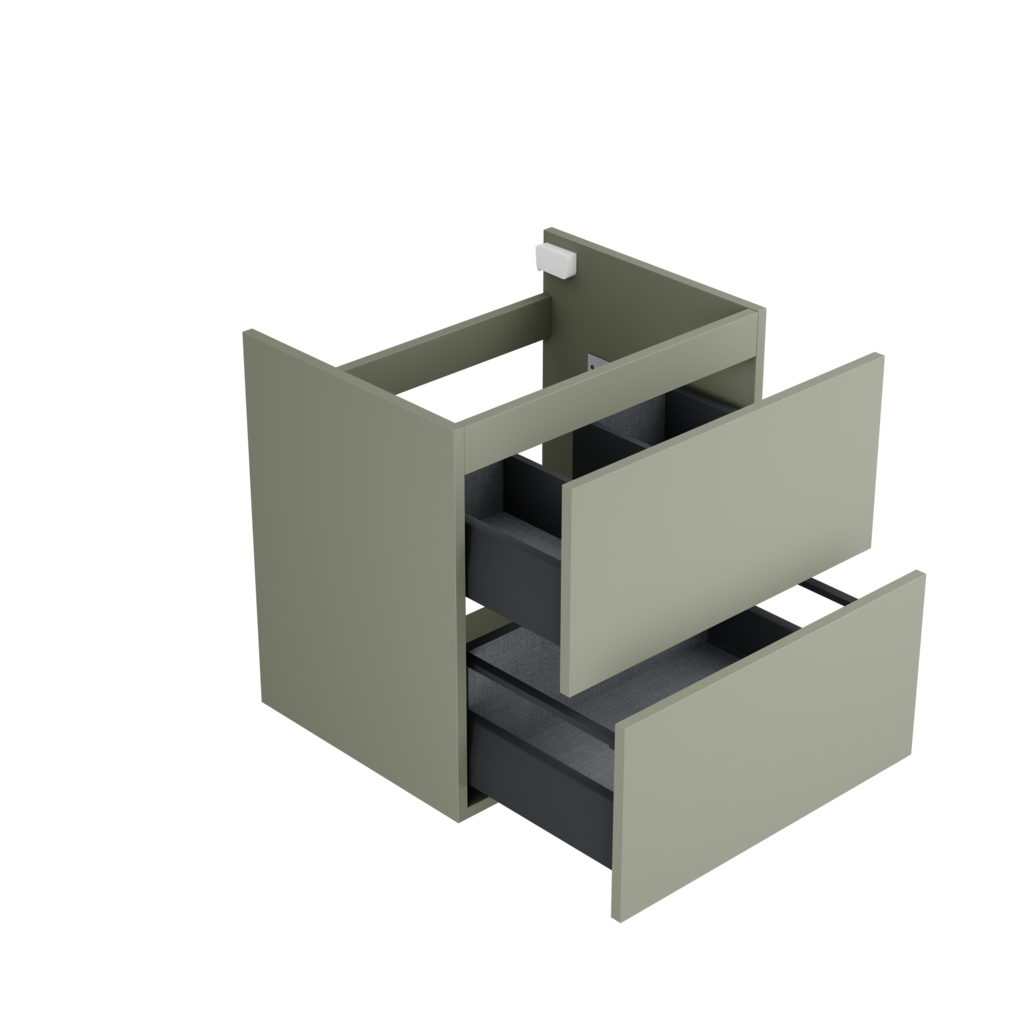 [10115281] Sloten wastafelonderkast (Saliegroen, 60 cm) 1