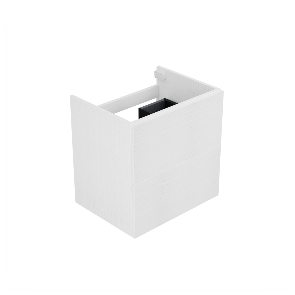 [10115278] Sloten wastafelonderkast (Houtlook wit, 60 cm) 2