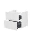 [10115278] Sloten wastafelonderkast (Houtlook wit, 60 cm) 7