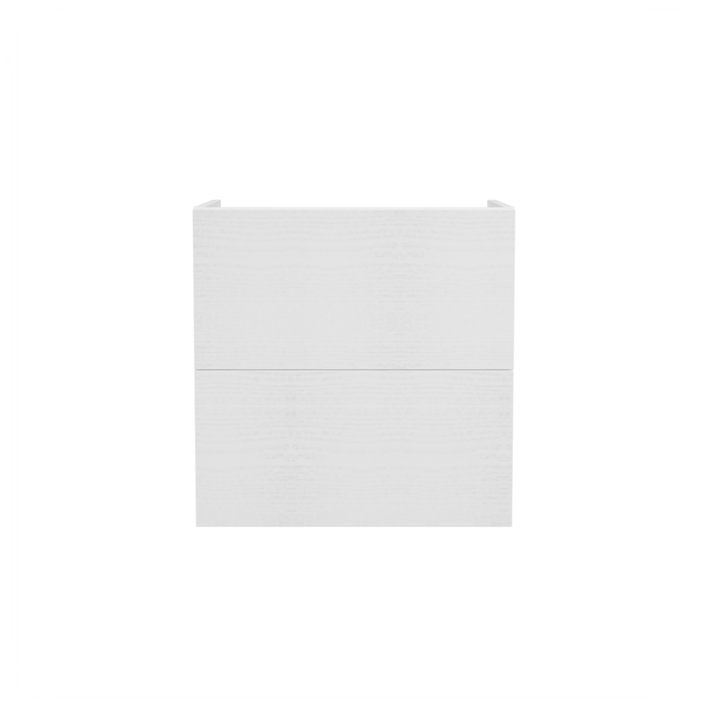 [10115278] Sloten wastafelonderkast (Houtlook wit, 60 cm) 10