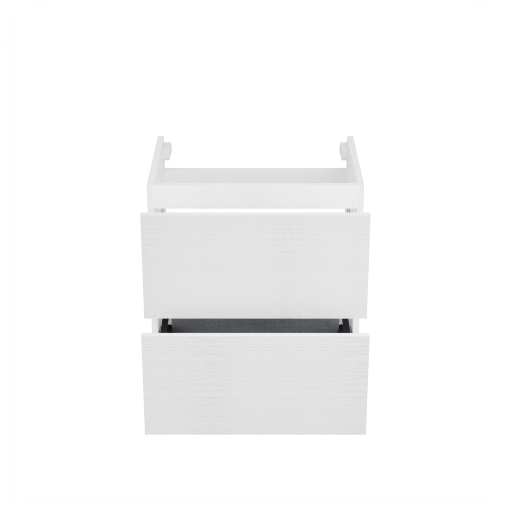 [10115278] Sloten wastafelonderkast (Houtlook wit, 60 cm) 11