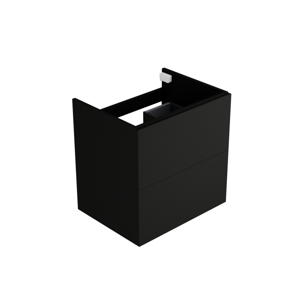 [10115279] Sloten wastafelonderkast (Houtlook zwart, 60 cm) 2