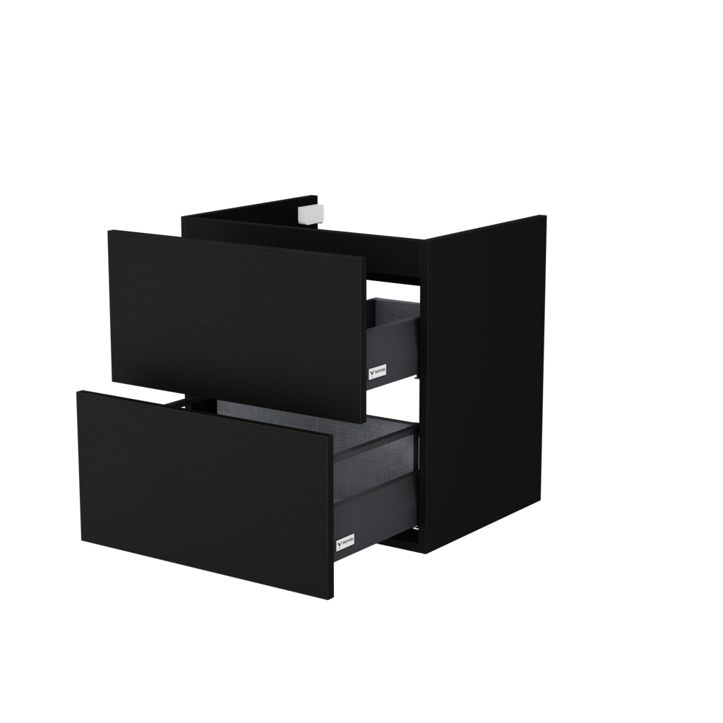 [10115279] Sloten wastafelonderkast (Houtlook zwart, 60 cm) 7