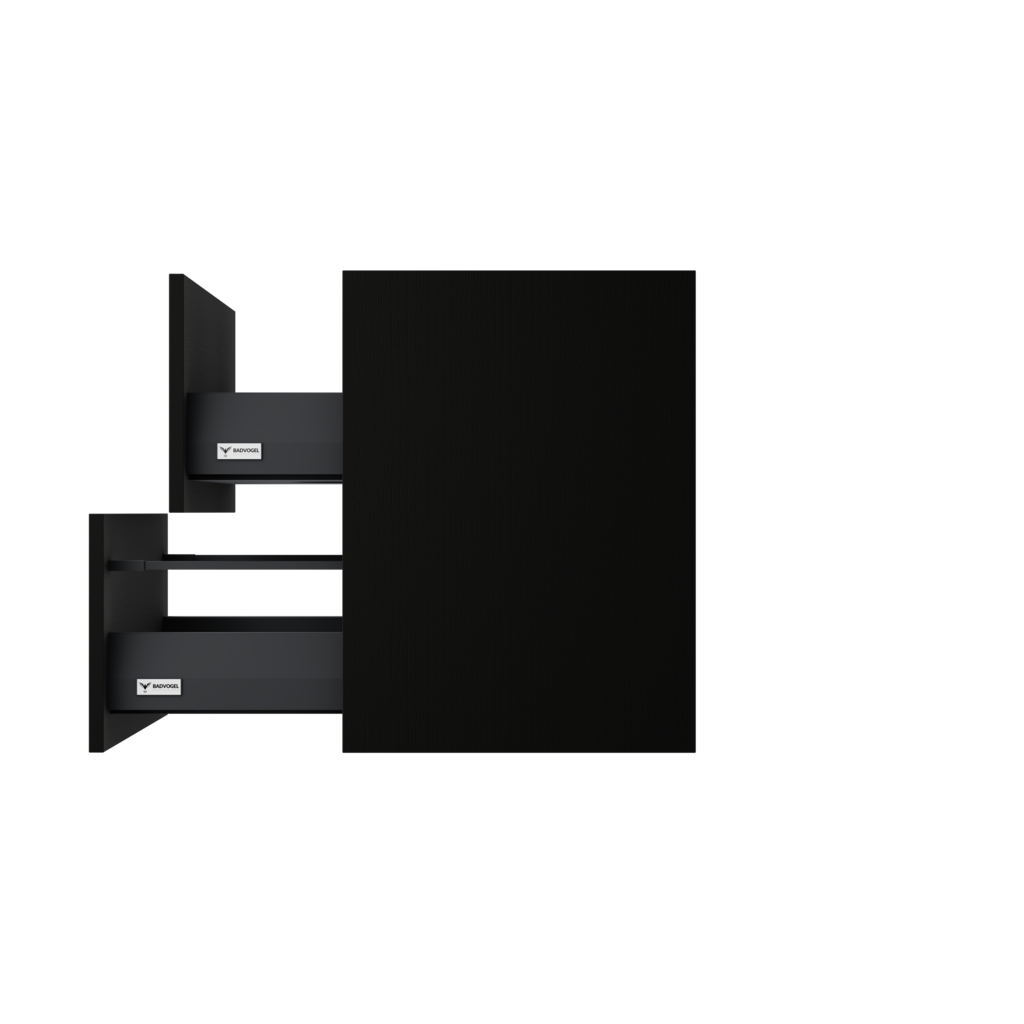 [10115279] Sloten wastafelonderkast (Houtlook zwart, 60 cm) 15