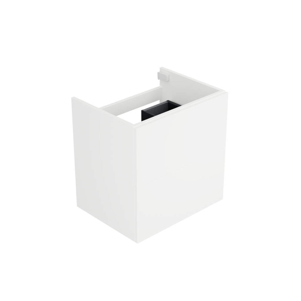 [10115273] Sloten wastafelonderkast (Hoogglans wit, 60 cm) 2