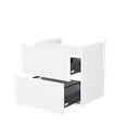 [10115274] Sloten wastafelonderkast (Mat wit, 60 cm) 7