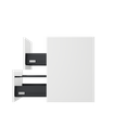 [10115274] Sloten wastafelonderkast (Mat wit, 60 cm) 15