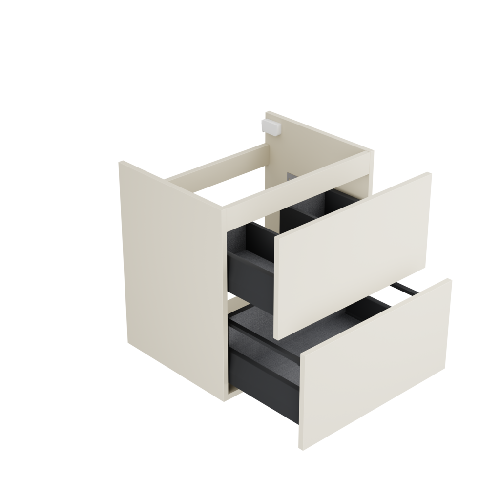 [10115280] Sloten wastafelonderkast (Greige, 60 cm) 1