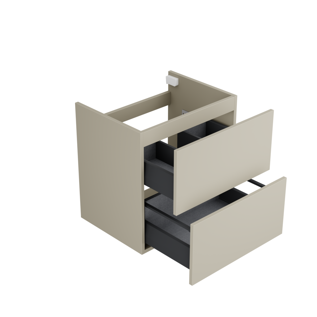 [10115276] Sloten wastafelonderkast (Taupe, 60 cm) 1