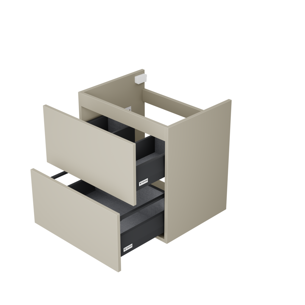 [10115276] Sloten wastafelonderkast (Taupe, 60 cm) 3