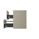 [10115276] Sloten wastafelonderkast (Taupe, 60 cm) 15