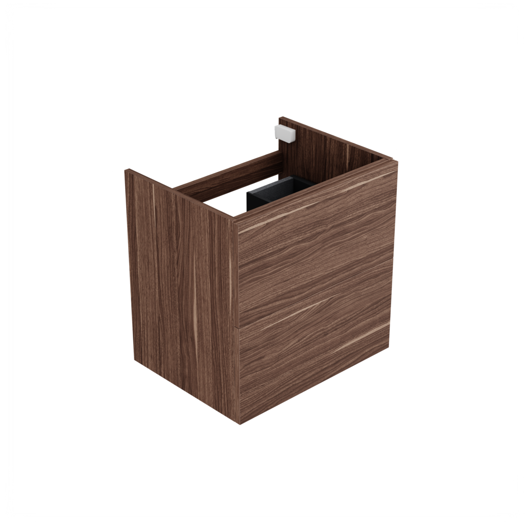 Sloten wastafelonderkast (Walnoot, 60 cm) 2