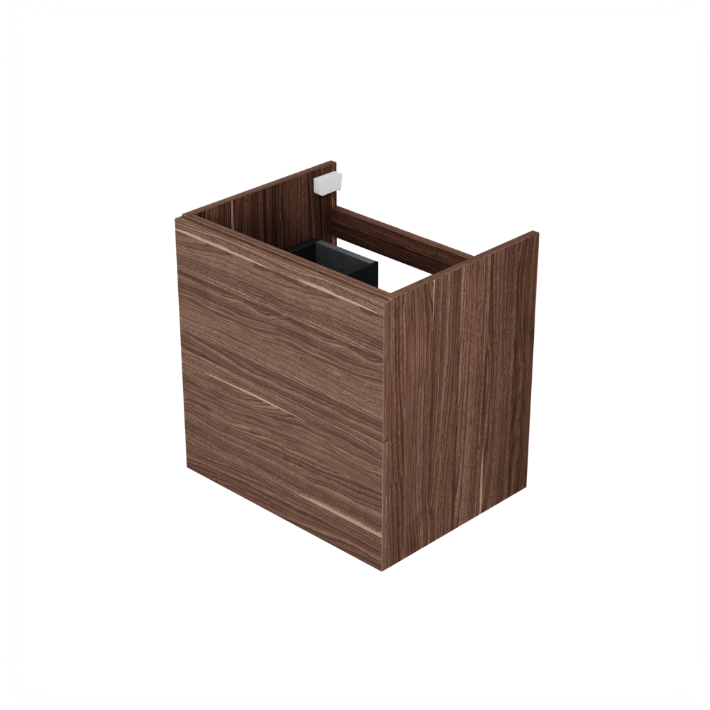 Sloten wastafelonderkast (Walnoot, 60 cm) 4