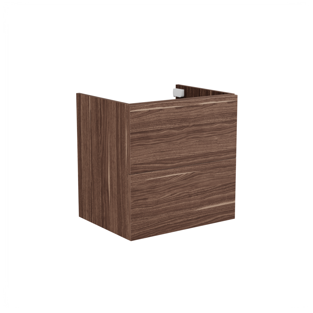 Sloten wastafelonderkast (Walnoot, 60 cm) 6