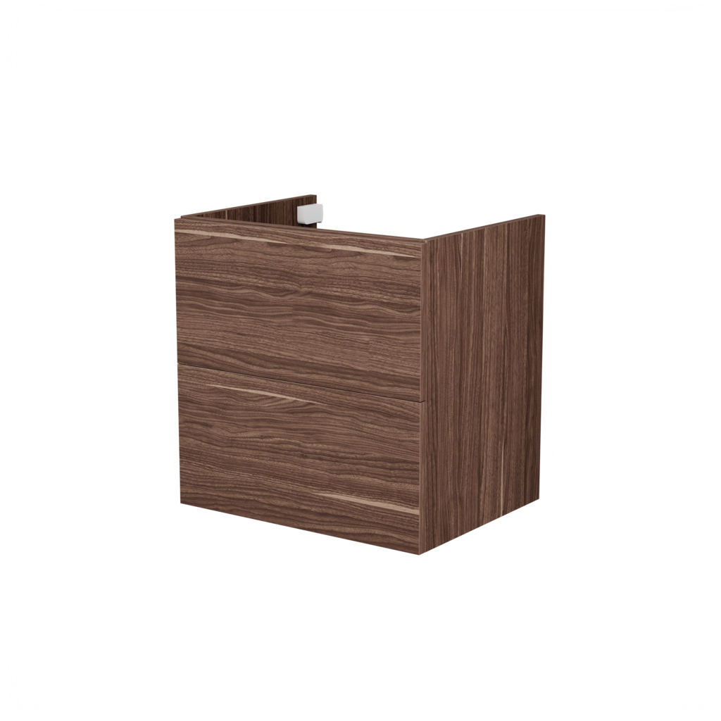 Sloten wastafelonderkast (Walnoot, 60 cm) 8