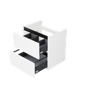 [10115093] Utrecht wastafelonderkast (Hoogglans wit, 60 cm) 3