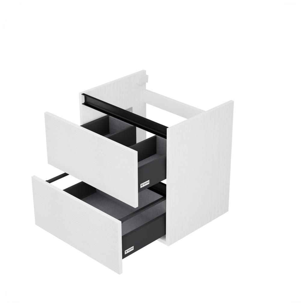[10115098] Utrecht wastafelonderkast (Houtlook wit, 60 cm) 3
