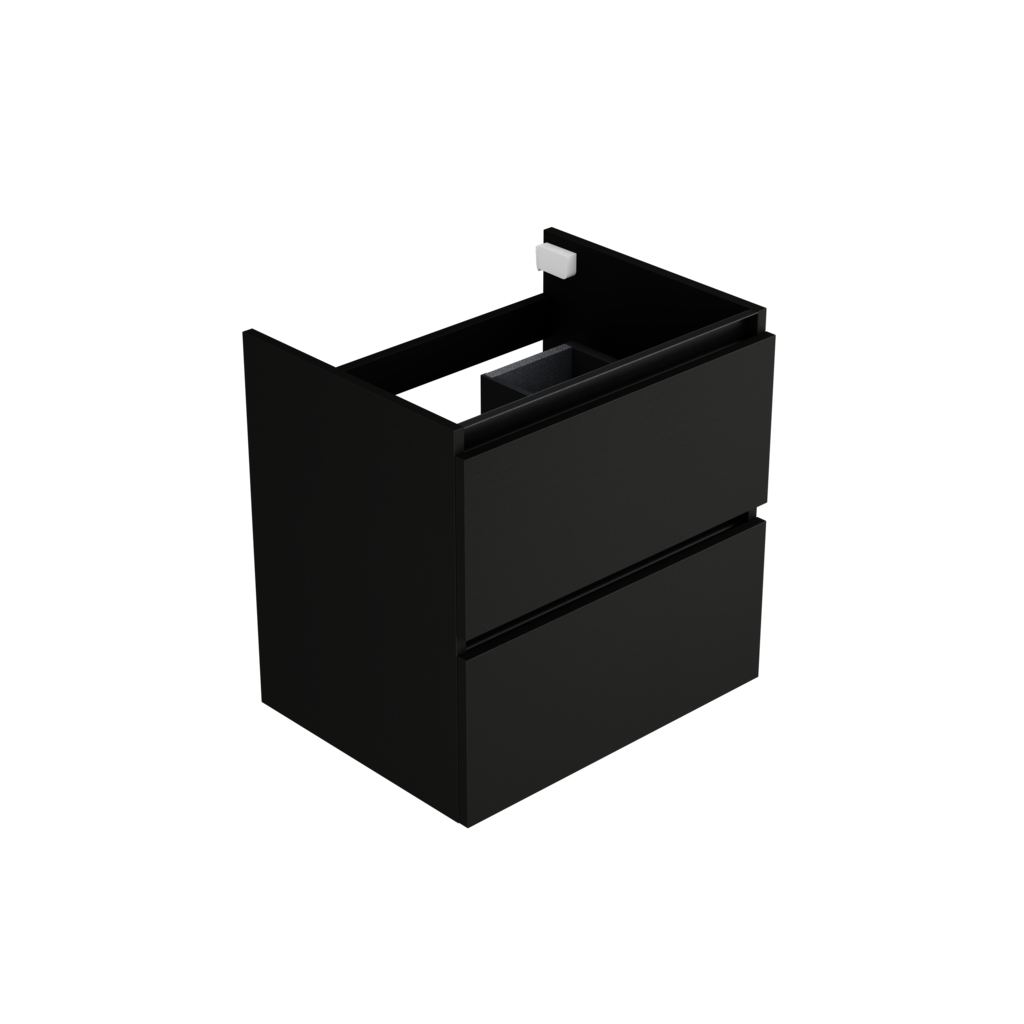 [10115099] Utrecht wastafelonderkast (Houtlook zwart, 60 cm) 2