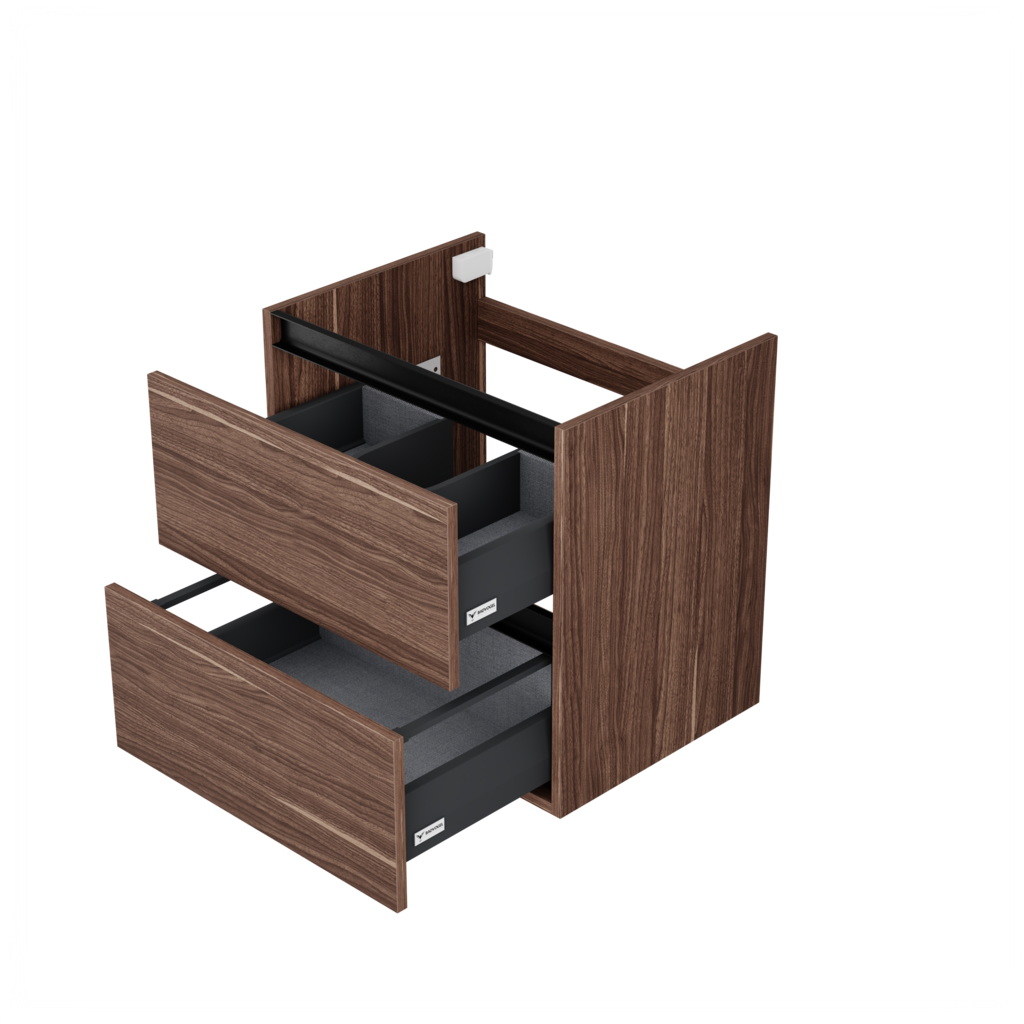 Utrecht wastafelonderkast (Walnoot, 60 cm) 3
