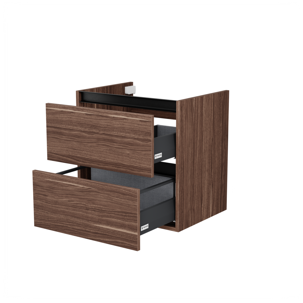 Utrecht wastafelonderkast (Walnoot, 60 cm) 7