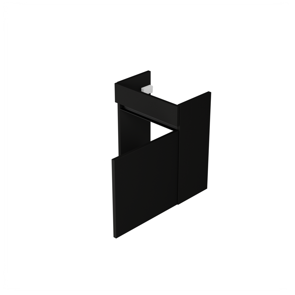 [10326325] Almere toiletmeubel (Houtlook zwart) 3