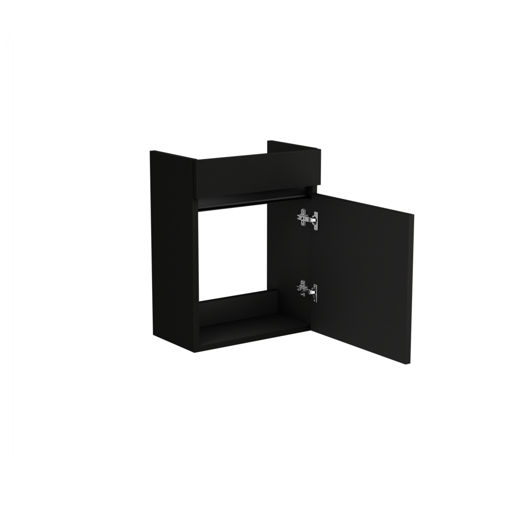 [10326325] Almere toiletmeubel (Houtlook zwart) 5