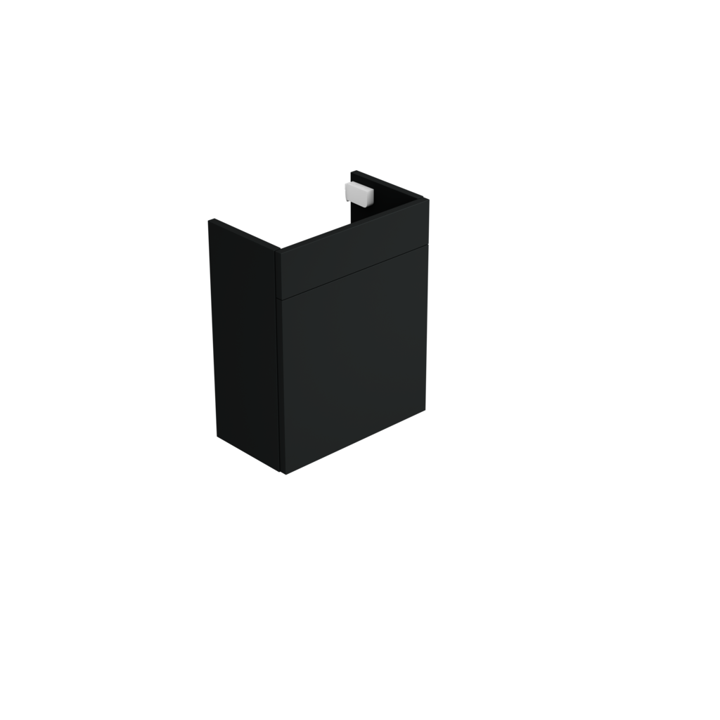 [10126336] Assen toiletmeubel (Donkerzwart, 40 cm) 2