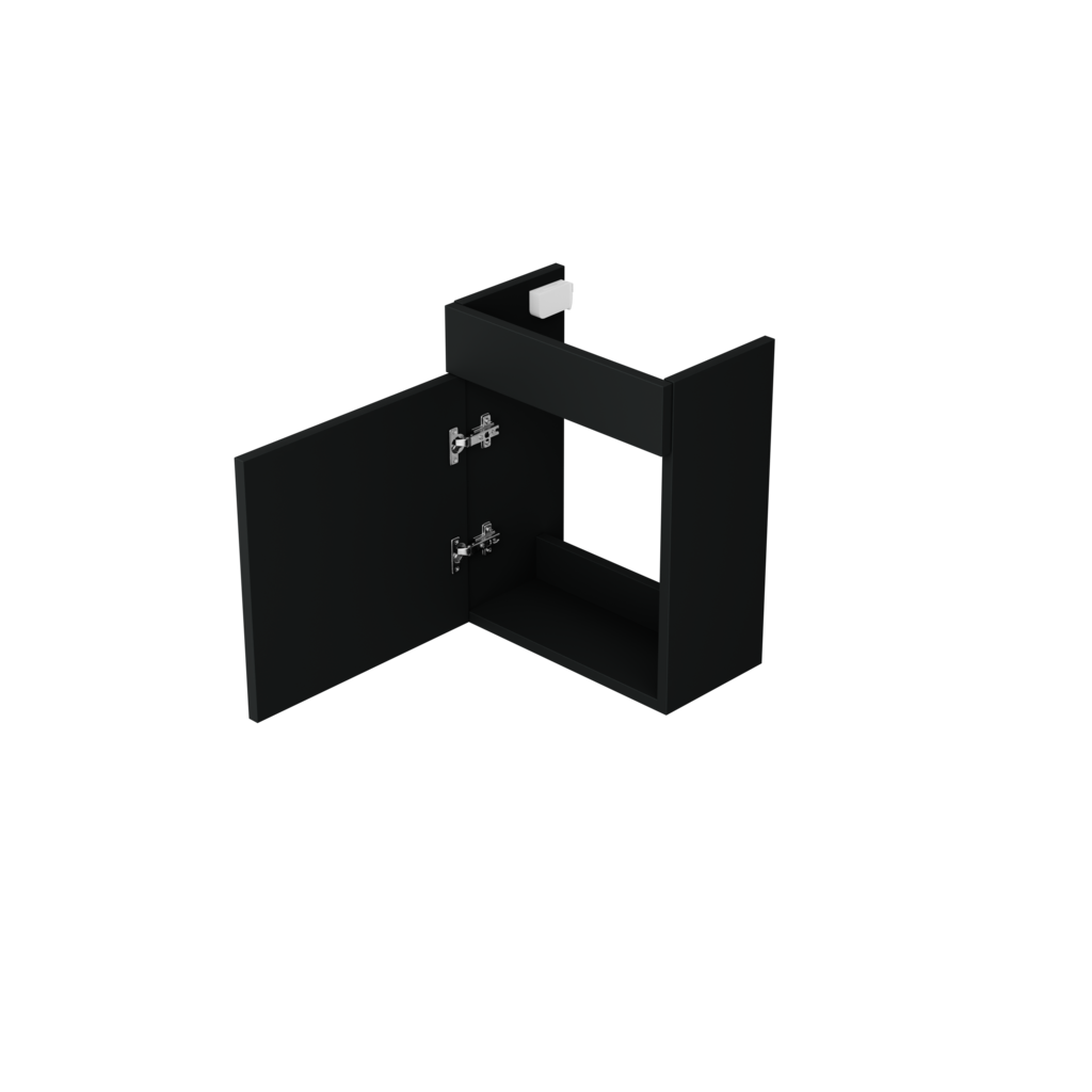 [10126336] Assen toiletmeubel (Donkerzwart, 40 cm) 3