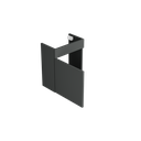 [10126343] Assen toiletmeubel (Donkergrijs, 40 cm) 1