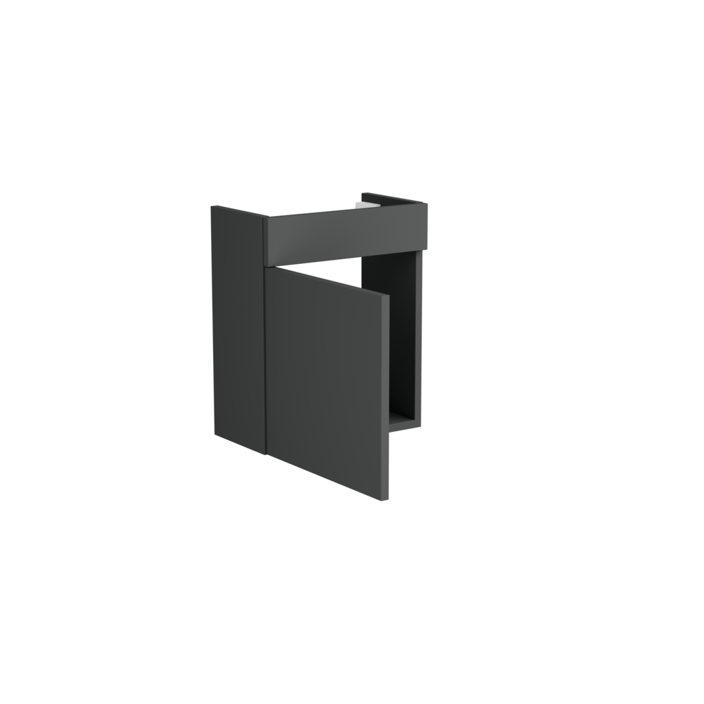 [10126343] Assen toiletmeubel (Donkergrijs, 40 cm) 5