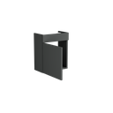 [10126343] Assen toiletmeubel (Donkergrijs, 40 cm) 5