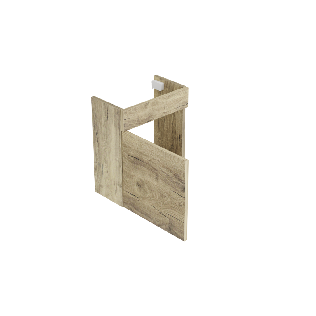 [10126332] Assen toiletmeubel (Duitse eik, 40 cm) 1