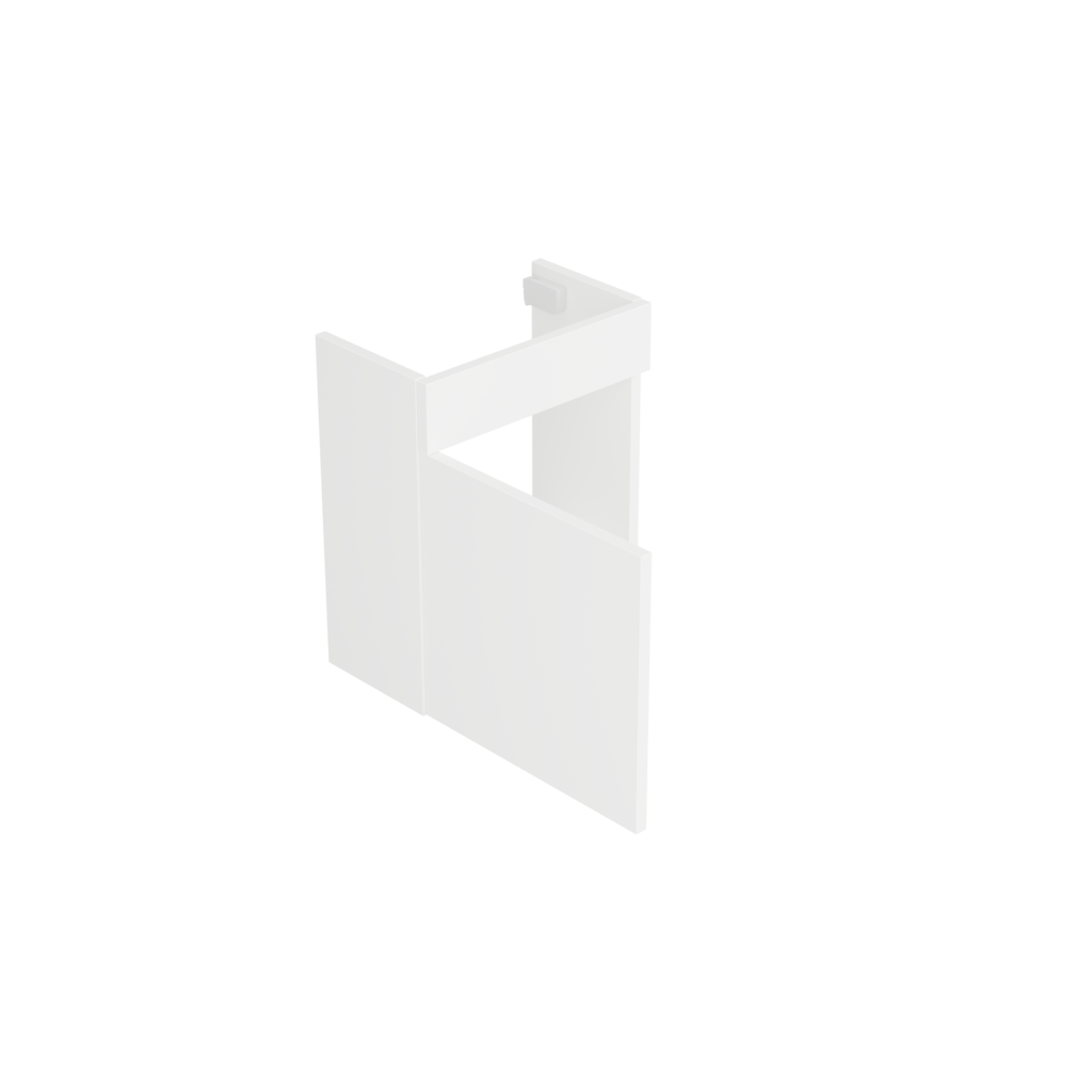 [10126334] Assen toiletmeubel (Hoogglans wit, 40 cm) 1