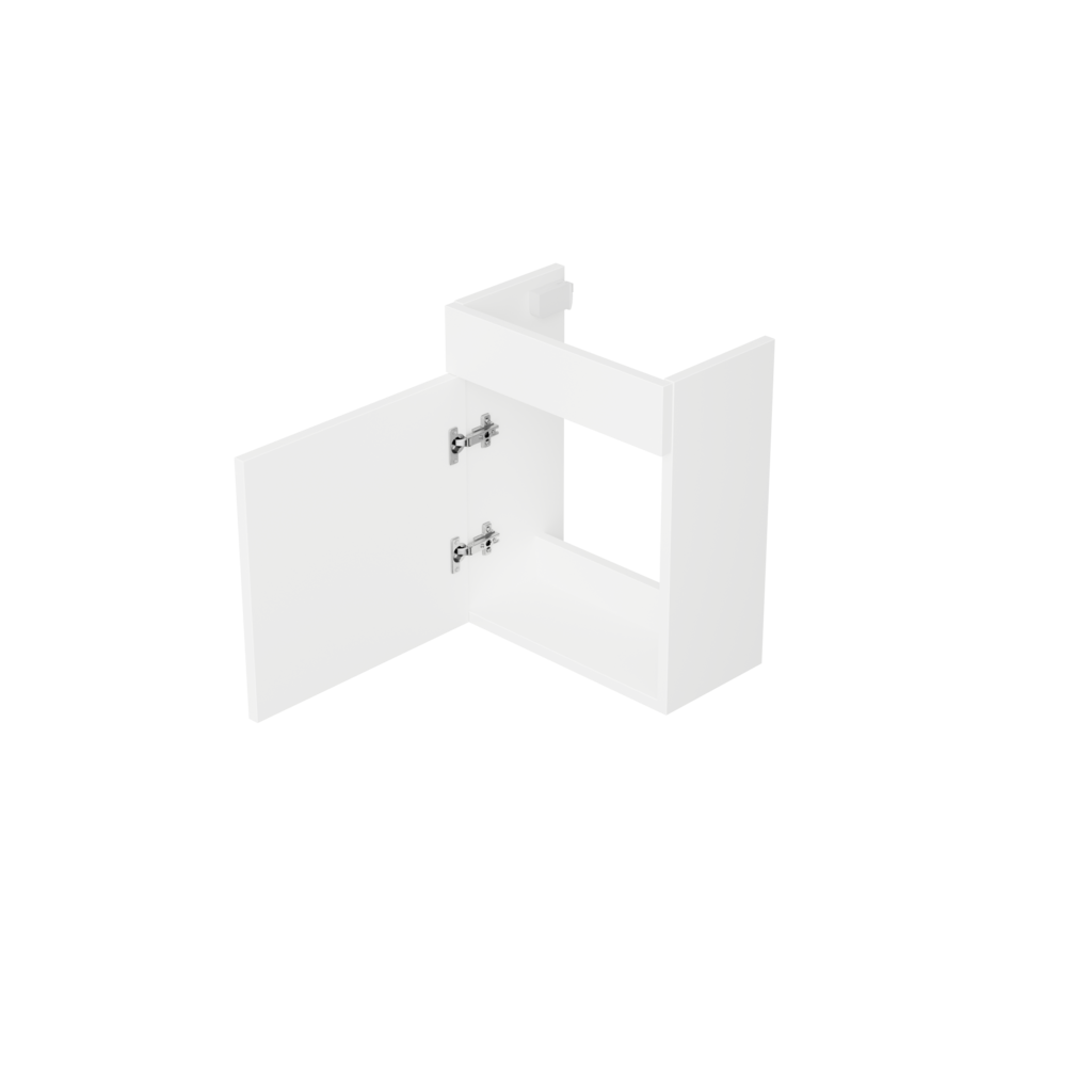 [10126334] Assen toiletmeubel (Hoogglans wit, 40 cm) 3