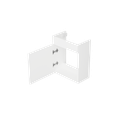 [10126334] Assen toiletmeubel (Hoogglans wit, 40 cm) 3