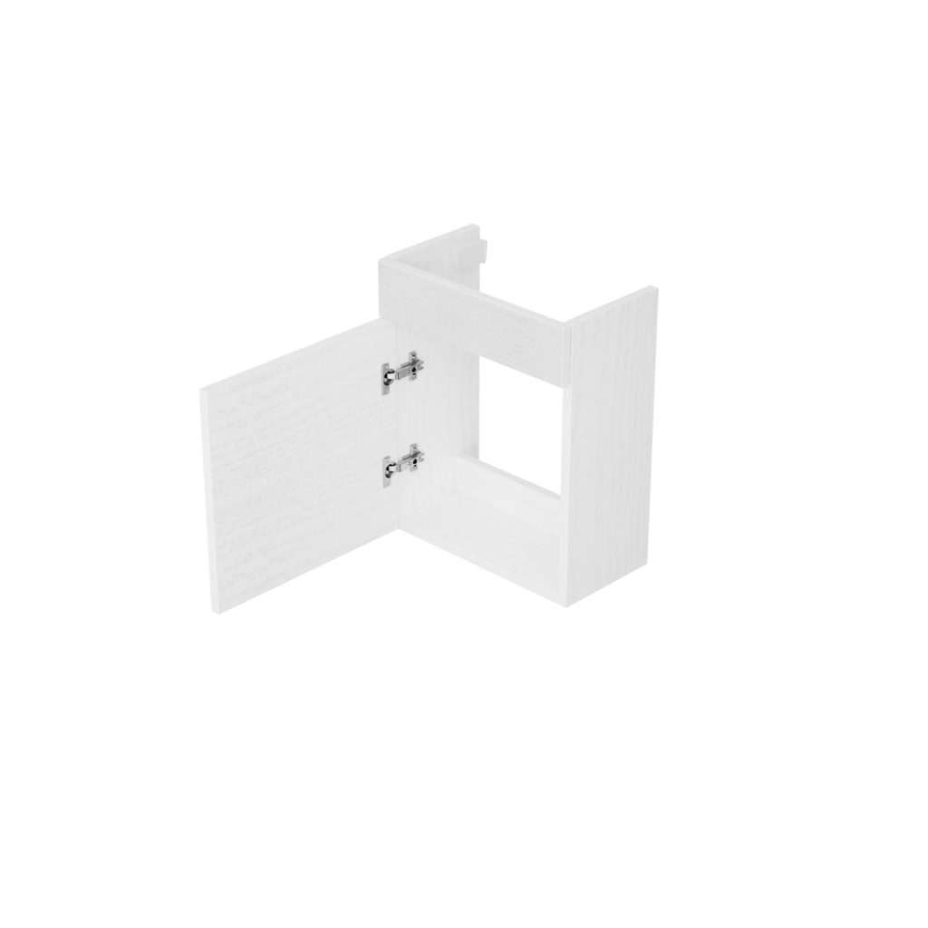 [10126339] Assen toiletmeubel (Houtlook wit, 40 cm) 3