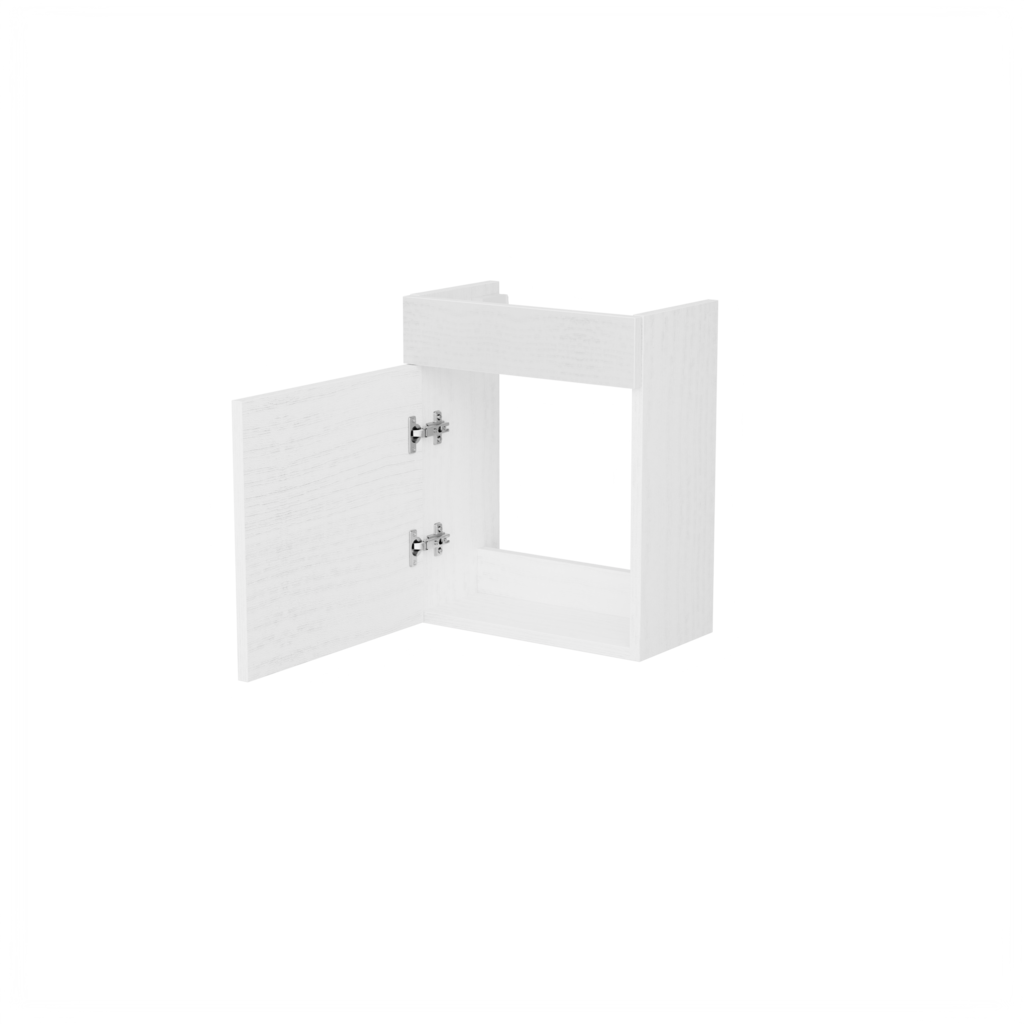 [10126339] Assen toiletmeubel (Houtlook wit, 40 cm) 7