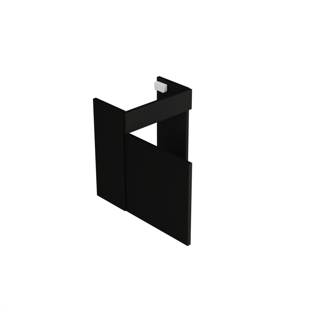 [10126340] Assen toiletmeubel (Houtlook zwart, 40 cm) 1