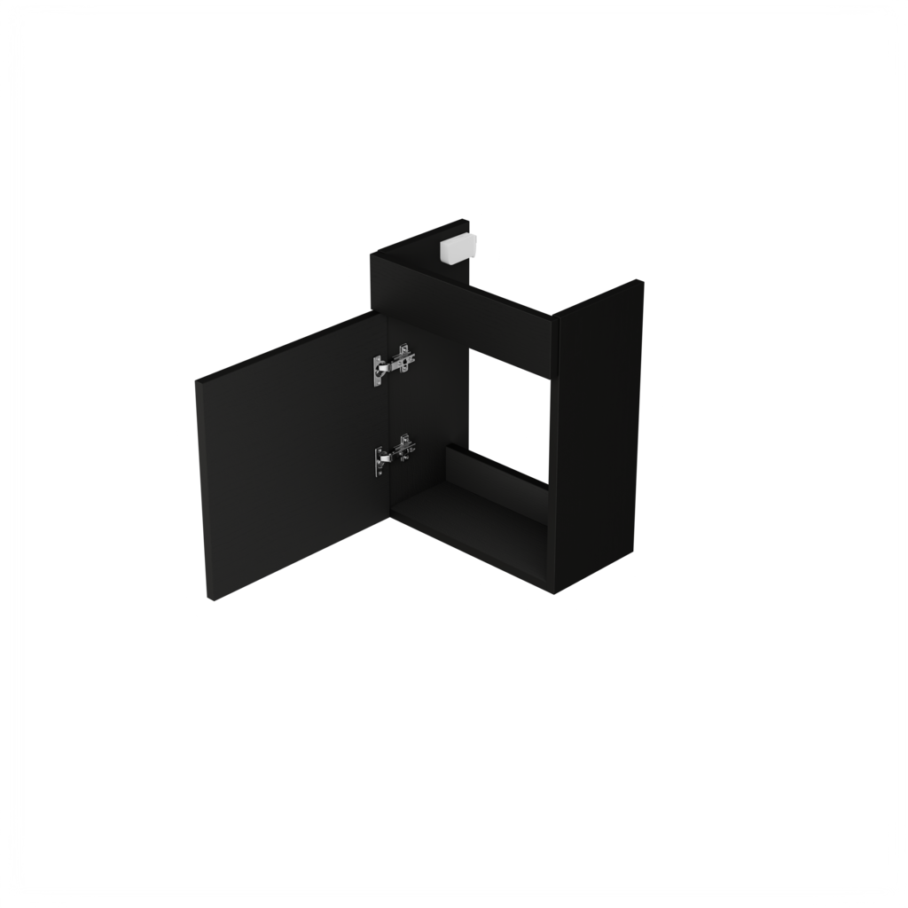 [10126340] Assen toiletmeubel (Houtlook zwart, 40 cm) 3