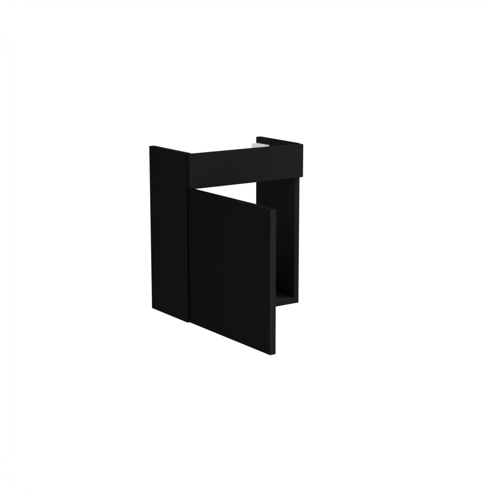 [10126340] Assen toiletmeubel (Houtlook zwart, 40 cm) 5