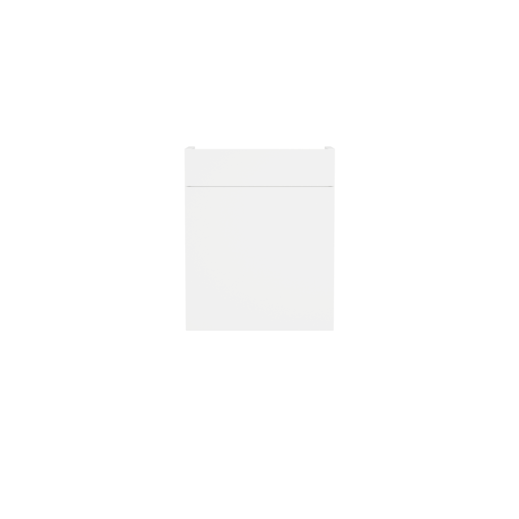 [10126335] Assen toiletmeubel (Mat wit, 40 cm) 10