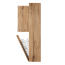 Zeist hogekast met wasmand (Dorado) 15