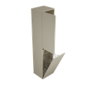 Zeist hogekast met wasmand (Taupe) 1