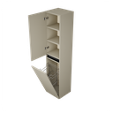 Zeist hogekast met wasmand (Taupe) 3