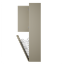 Zeist hogekast met wasmand (Taupe) 15