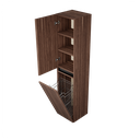 Zeist hogekast met wasmand (Walnoot) 3