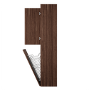 Zeist hogekast met wasmand (Walnoot) 15