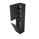 Zeist hogekast met wasmand (Donkergrijs) 3