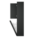 Zeist hogekast met wasmand (Donkergrijs) 15