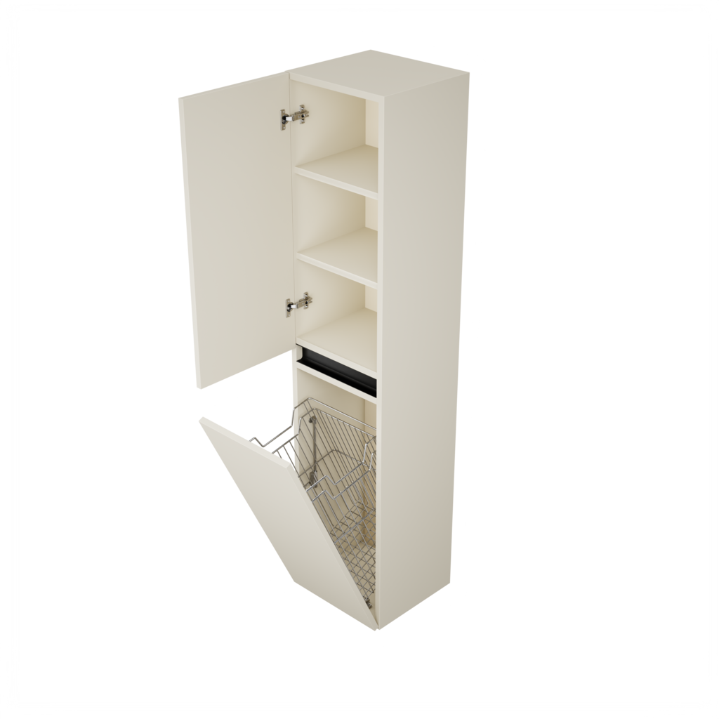 Zeist hogekast met wasmand (Greige) 3